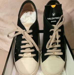 9 1/2 black Valentino sneakers
